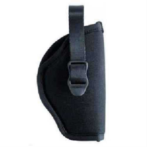 Blackhawk 73NH03BKL Hip Holster OWB LH 5-6.5" Med/Lg DA Revolver Nylon